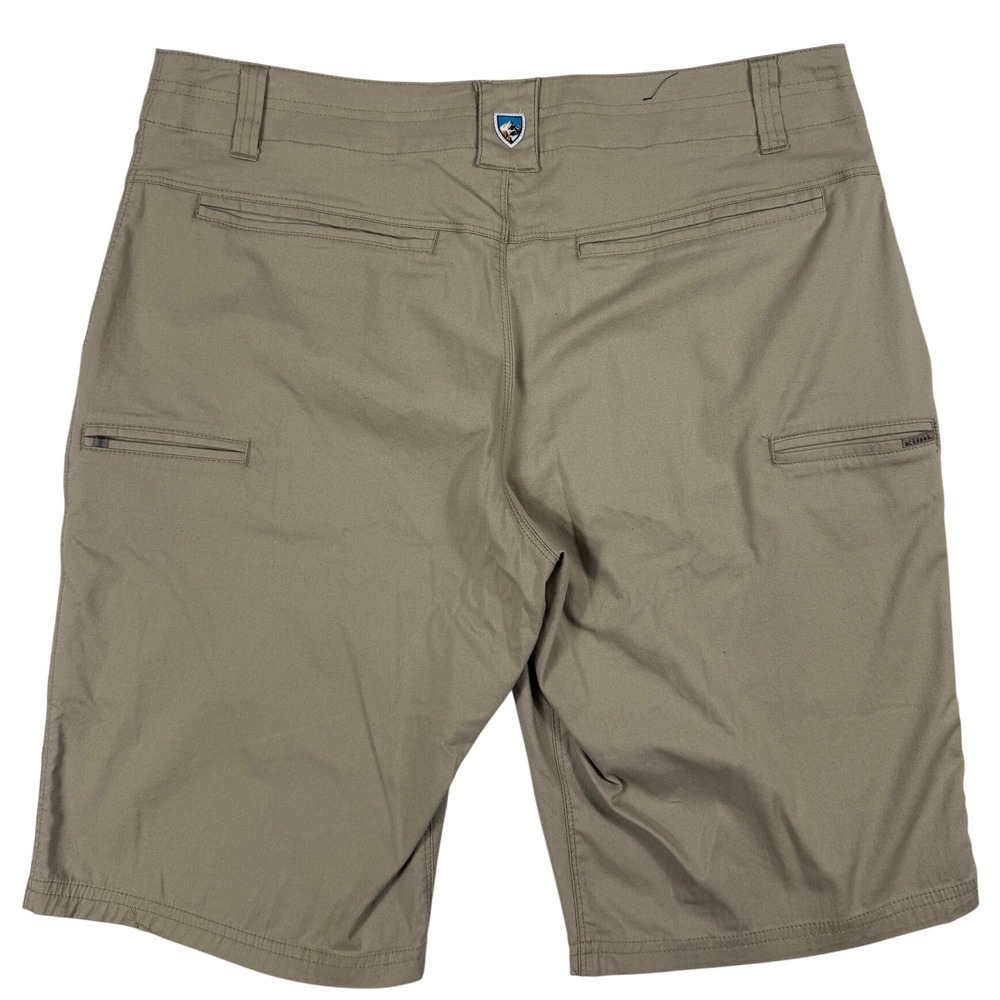 Kuhl Resistor Lite Chino Shorts Khaki Hiking Outdoor Pockets Mens 35 - Picture 2 of 5